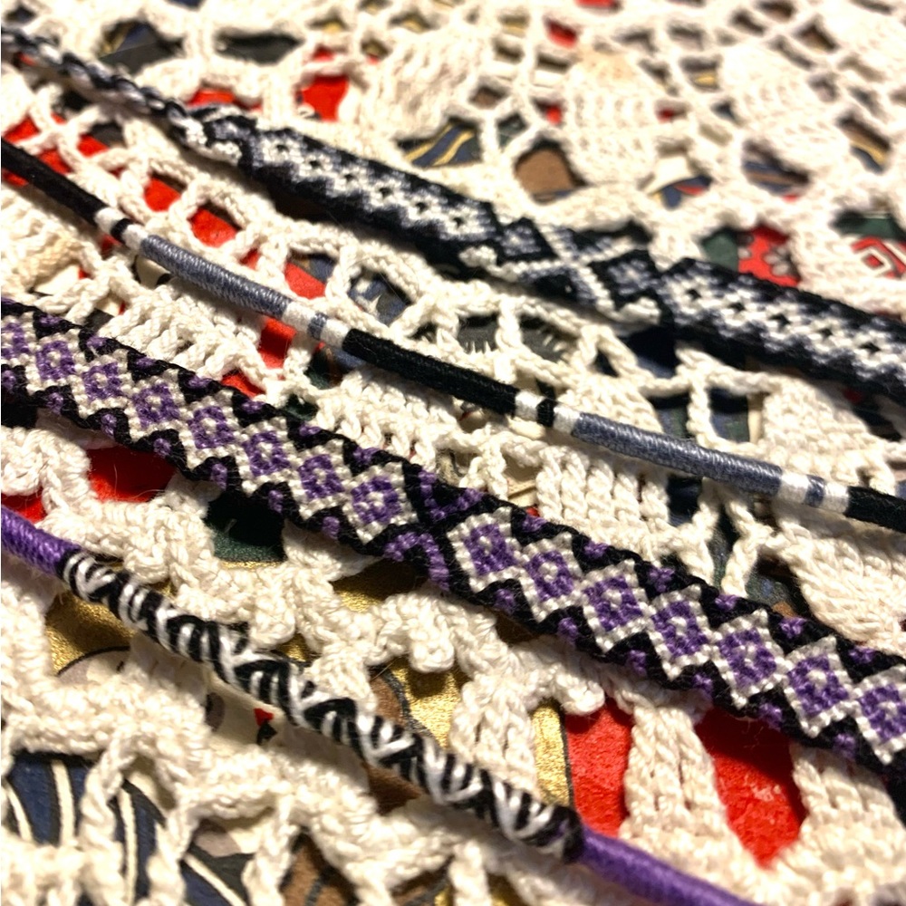Handmade Braided Thread Bracelets